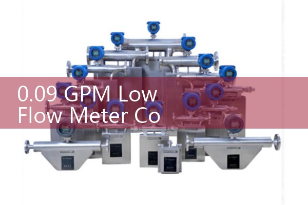 0.09 GPM Low Flow Meter Configurations for Water Conditioning